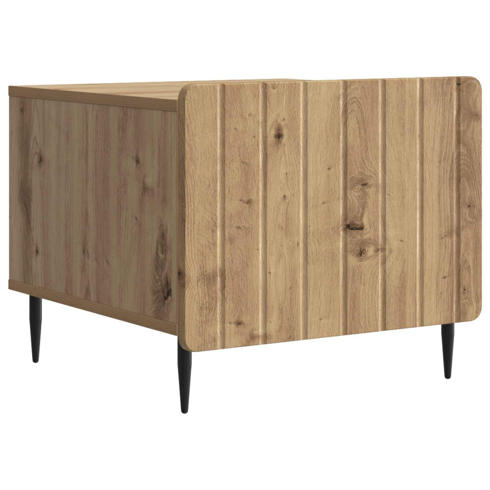 Vidaxl Coffee Table Artisan Oak 49 X 50 X 42 Cm Engineered Wood