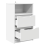 VidaXL vidaXL Bedside Table White 40 x 30 x 467 cm Engineered Wood 5