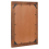 VidaXL vidaXL Mirror Rectangular Brown and Silver 50 x 2.5 x 70 cm 3