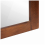 VidaXL vidaXL Mirror Rectangular Brown and Silver 50 x 2.5 x 70 cm 5