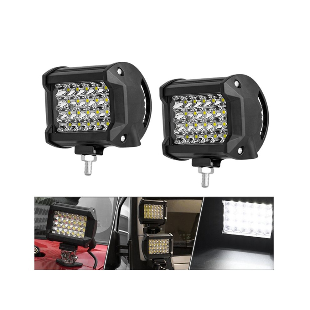 6Pcs Car 12V 24V Head 72W Bar Work Spot 4Inch Led Bar Fog Lamp For Truck Tractor Boat Suv Light 6033278880375