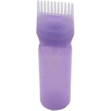 2026 Great!! Hair Smear Bottle (Purple), Hair Dye Comb Applicator Essential Hair Dyeing Tools Root Comb Applicator Hair Dye Bottle - C&S