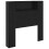 VidaXL vidaXL Storage Headboard with LED Black Oak Engineered Wood 5