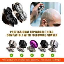 6 Sztuki Wymiennych Głowic Pro 4 Shaver do Czaszek Pitbulle Gold PRO, Silver PRO, Platinum PRO, 4 Ruchome Głowice