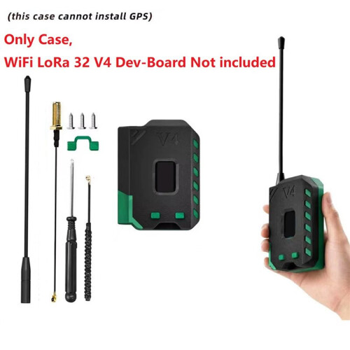 2X Case for Heltec V4 Meshtastic WiFi LoRa 32 V4 0.96inch OLED Solar Powered LoRa 32 Dev-Board, Only Case 2