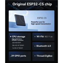 2X ESP32-C5 2.4G&5.8G Dual-Band Wi-Fi 6 Module 6.0 20dbm 8M Flash Draadloze Communicatiemodule E101-C5WN8-XS
