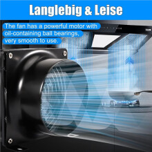 2pcs 100mm Extractor Fan, 12V Pipe Fan with Speed Control, 3000 RPM for Bathroom, Toilet, Kitchen, Greenhouse EU Plug