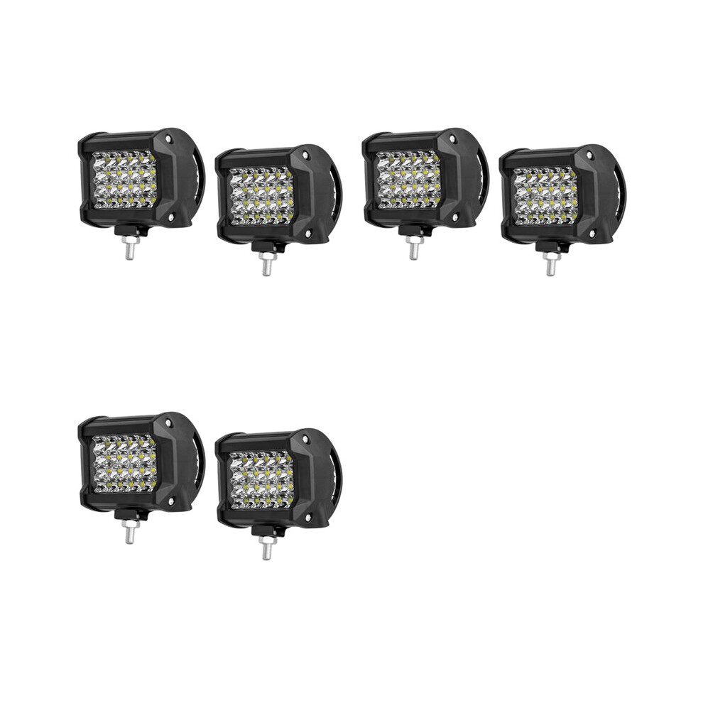 6Pcs Car 12V 24V Head 72W Bar Work Spot 4Inch Led Bar Fog Lamp For Truck Tractor Boat Suv Light 4712268639521