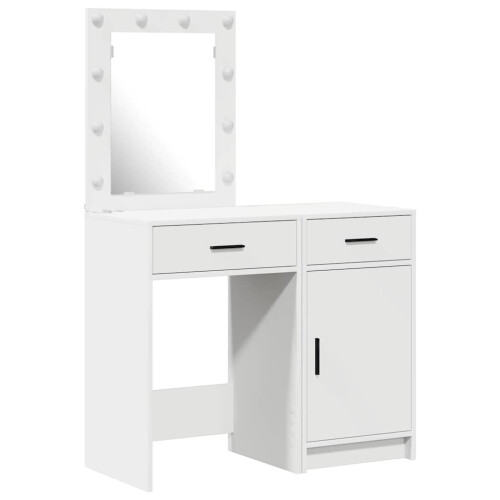 VidaXL vidaXL Dressing Table 2 pcs White 50 x 41 x 135 cm Engineered wood 1