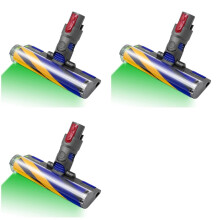 3X Soft Roller Cleaner for V15V11V1 V8V7 Vacuum Cleaners, Illuminating Hidden Dust and Debris