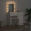 VidaXL vidaXL Dressing Table 2 pcs White 50 x 41 x 135 cm Engineered wood 4