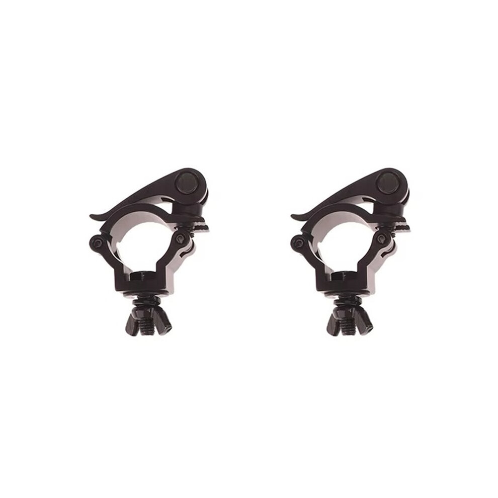 2X Quick Release Single Ring Buckle Clamp Quick Release Clamp Tube Pipe Quick Release Clamp Black 6031819244587