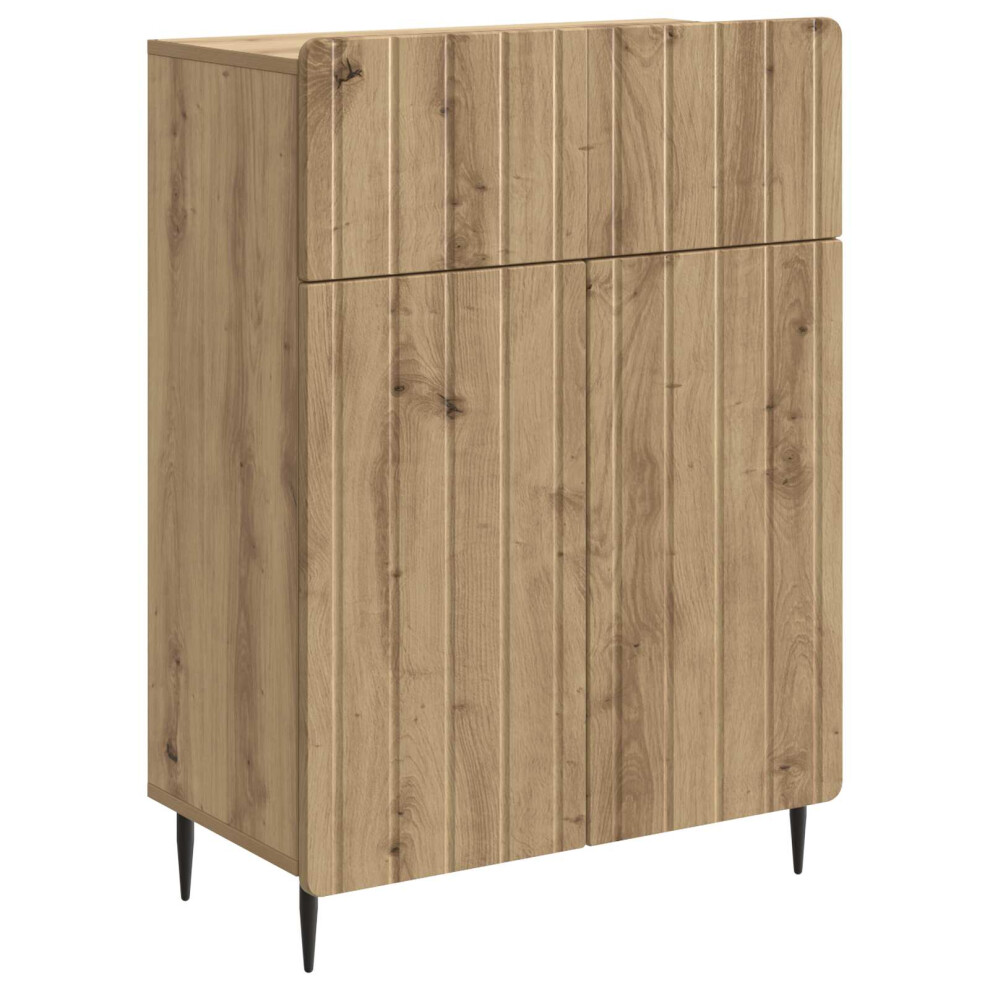 Vidaxl Sideboard Artisan Oak 66 X 34.5 X 92 Cm Engineered Wood