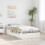 VidaXL vidaXL Ottoman Bed Frame with Storage White 75 x 190 cm 2