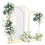 VidaXL vidaXL Wedding Arch 3 pcs Gold Steel 2