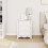 VidaXL vidaXL Coffee Table Drammen White 45 x 35 x 56 cm Solid Pine Wood 2