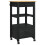 VidaXL vidaXL Kitchen Trolley MONZA Black 48 x 40 x 88.5 cm Solid Pine Wood 2