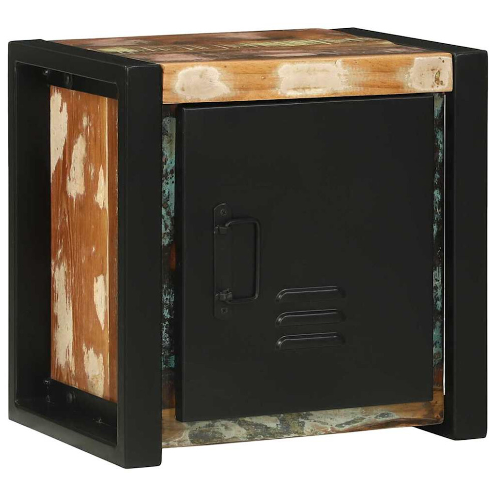 Vidaxl Bathroom Cabinet Brown 40 X 30 X 40 Cm Solid Reclaim Wood