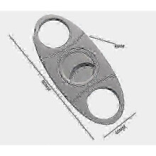 2026 Great!! Stainless steel cigar cutter scissors, double sharp blades for cutting cigar end. - C&S