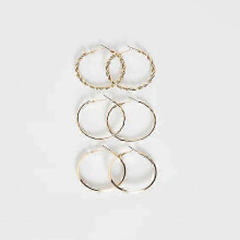 2026 Hot!! Vintage Earrings Set, Simple Threaded Alloy Fashion Stud Earrings