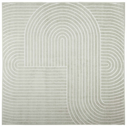 VidaXL vidaXL Area Rugs Square PALMERAS Green 200 x 200 cm Polyester 1