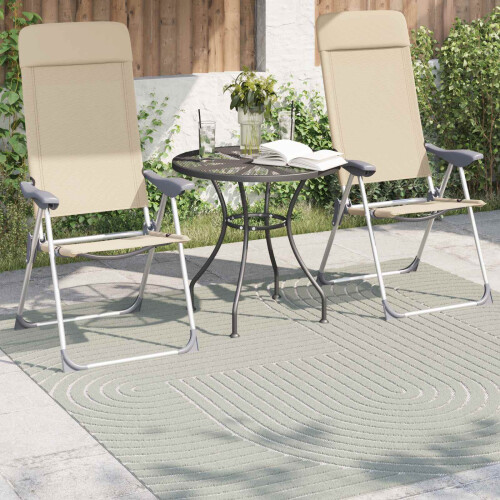 VidaXL vidaXL Area Rugs Square PALMERAS Green 200 x 200 cm Polyester 2