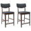 VidaXL vidaXL Dining Chairs 2 pcs Light Brown 48 x 49 x 95 cm 2