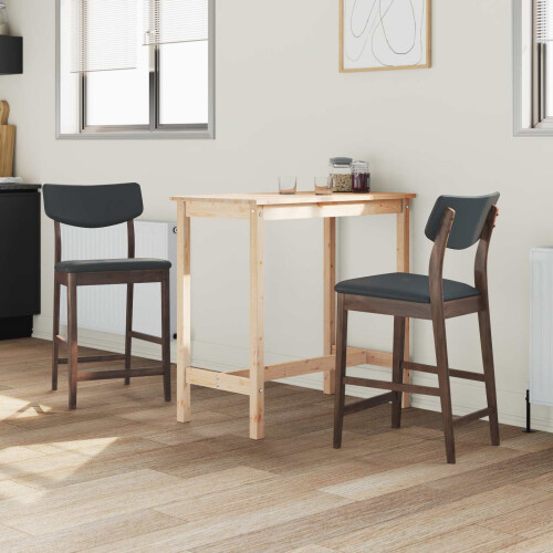 VidaXL vidaXL Dining Chairs 2 pcs Light Brown 48 x 49 x 95 cm 2