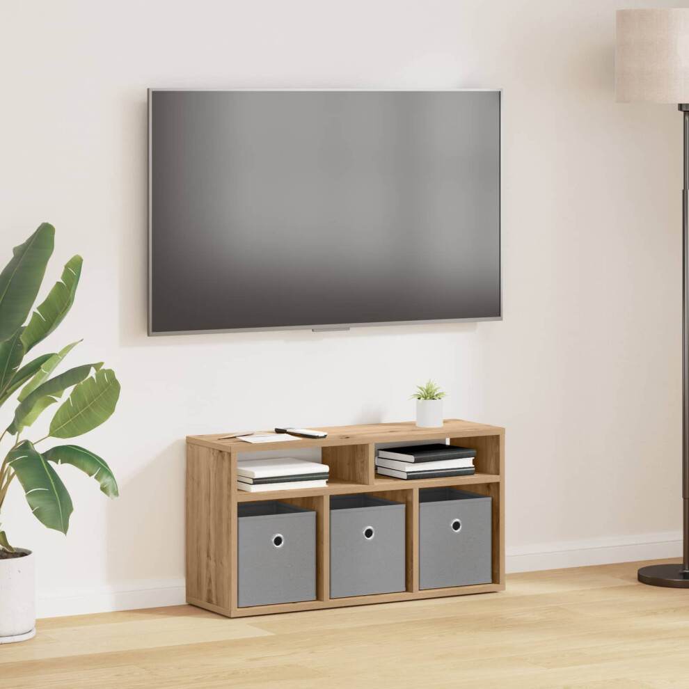 Vidaxl Lowboard With Drawer Artisan Oak 72 X 22.5 X 38 Cm