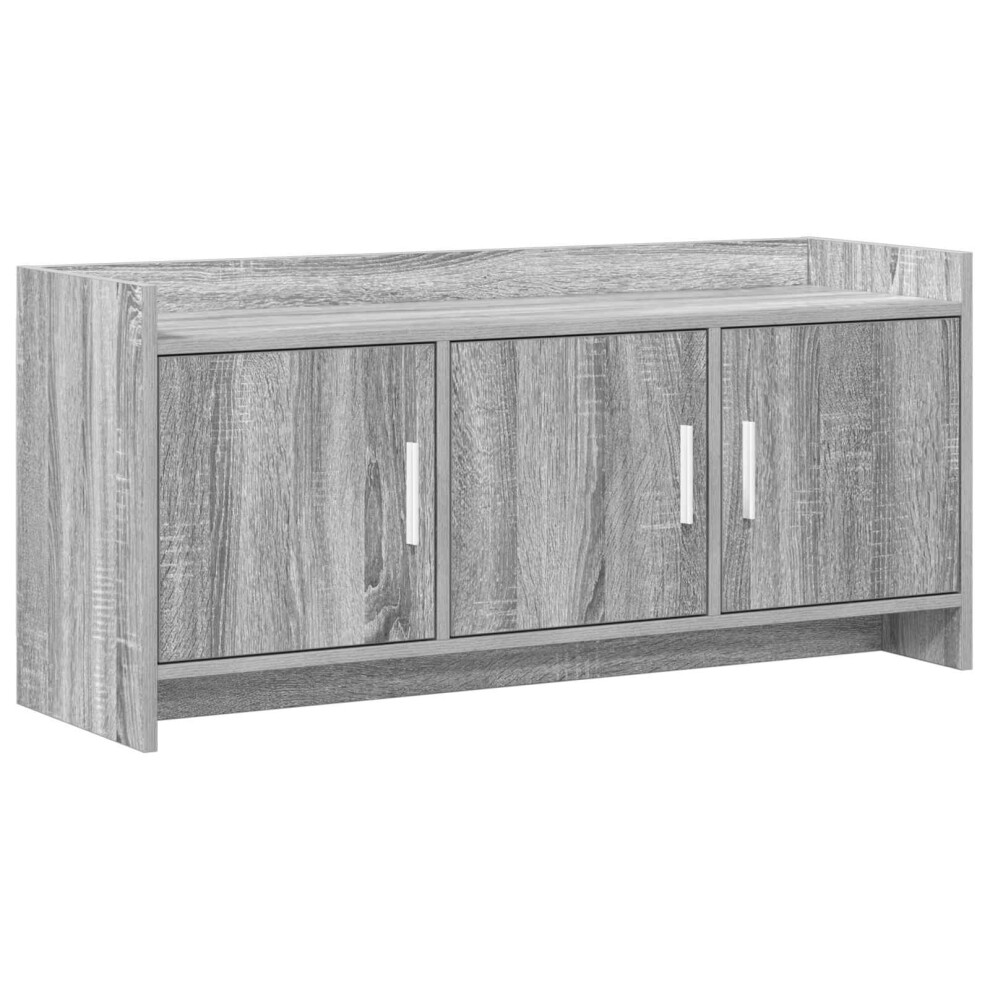 Vidaxl Tv Cabinet 102 X 33 X 47 Cm Sonoma Engineered Wood Grey