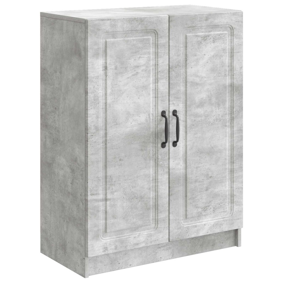 Vidaxl Sideboard Concrete 66 X 34.5 X 87 Cm Engineered Wood Grey