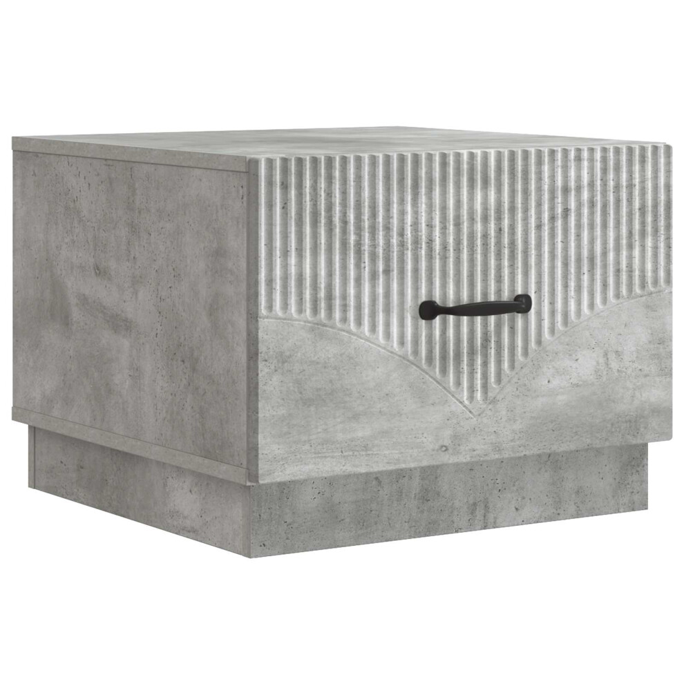 Vidaxl Coffee Table Concrete 49 X 50 X 37 Cm Engineered Wood Grey