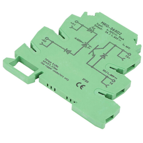 2026  Ultra Thin 6.2mm Solid State Relay Module MRD-060D2, Input 4-32VDC NO 1
