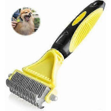 Dog Brush Cat Brush, Professional Dog Detangling Comb and Long Hair Dog Brush, Grooming Rake for Dogs and Cats Effectively Reduces Hair Loss