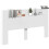 VidaXL vidaXL Storage Headboard with LED White Engineered Wood 2