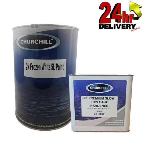 Frozen White 2K 5 Litre + 2.5 Std Hardener Kit