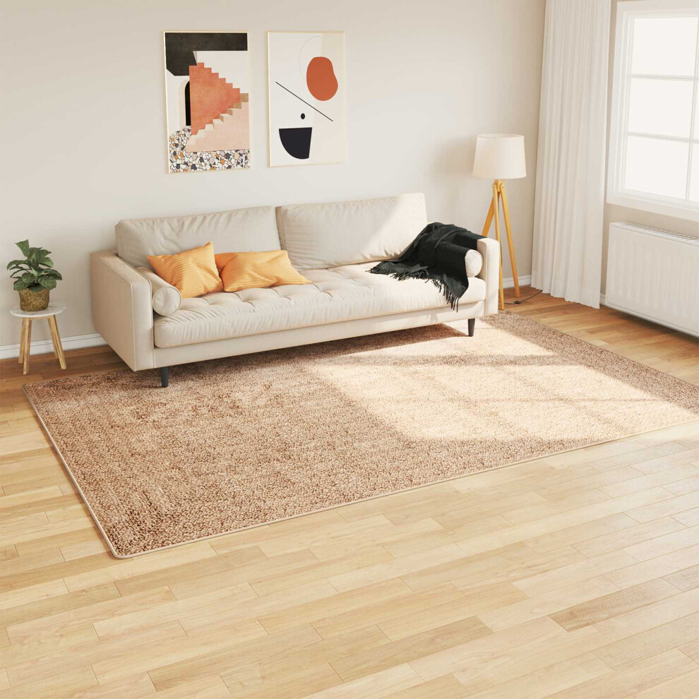 Vidaxl Rug Runner Marsa 150 X 230 Cm Polyester And Pvc Yellow