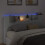 VidaXL vidaXL Storage Headboard with LED White Engineered Wood 3