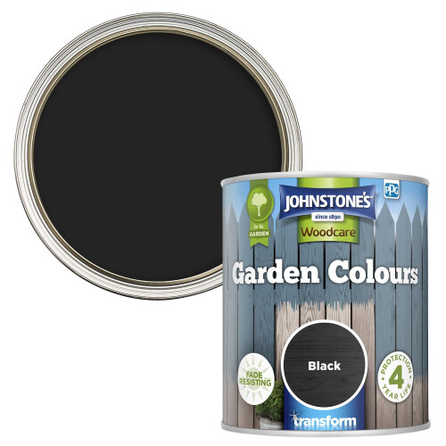 Johnstone's Johnstone's - Garden Paint - Black - 1L