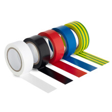 Status: IONOS PVC Tape 10 metres / 5-Pack of assorted colours/fire resistant, multisurface / IONPVCMC5PKX6