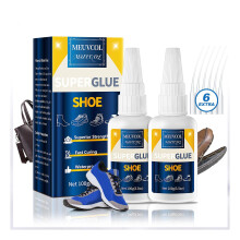 Meuvcol Shoe Glue 100g, Super Shoe Glue Sole Repair Heavy Duty, Clear Waterproof Shoe Repair Adhesive UK, Trainer Adhesive For Boot, Sneaker, Leather