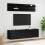VidaXL vidaXL TV Units Wall-mounted 6 pcs Black oak Engineered wood 1