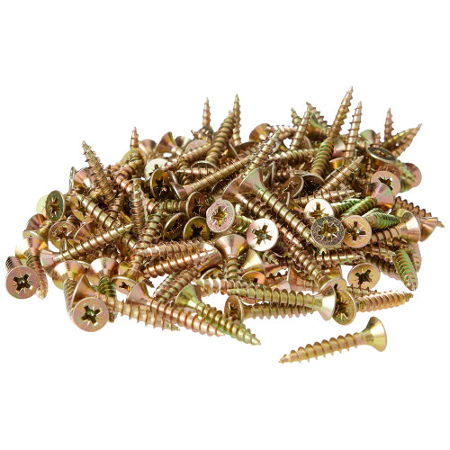 Forgefix ForgeFix Multi-Purpose Single Thread Screws | 5.0 x 30mm | Zinc Yellow Passivated | Box 200 2