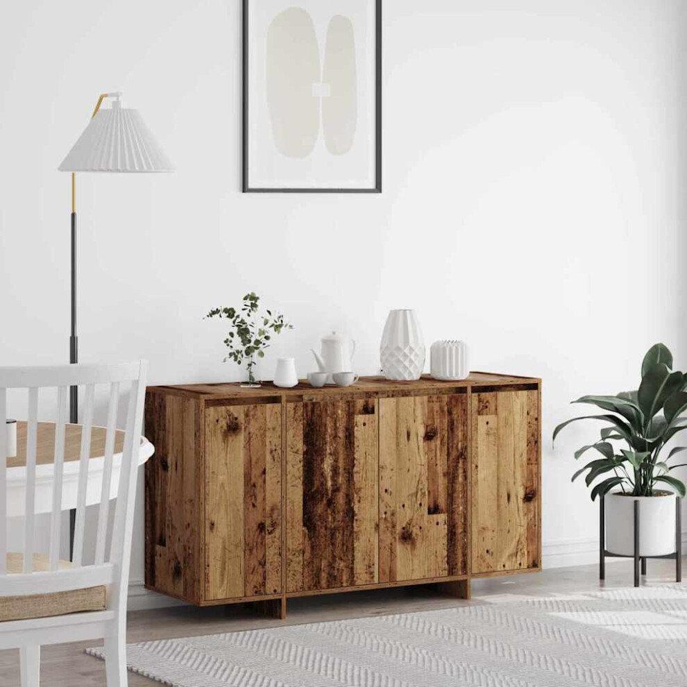 Vidaxl Sideboard Old Wood 135 X 41 X 75 Cm Engineered Wood