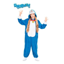 Fantasia de pijama - Doraemon - Azul - Macacão com capuz - Licença oficial