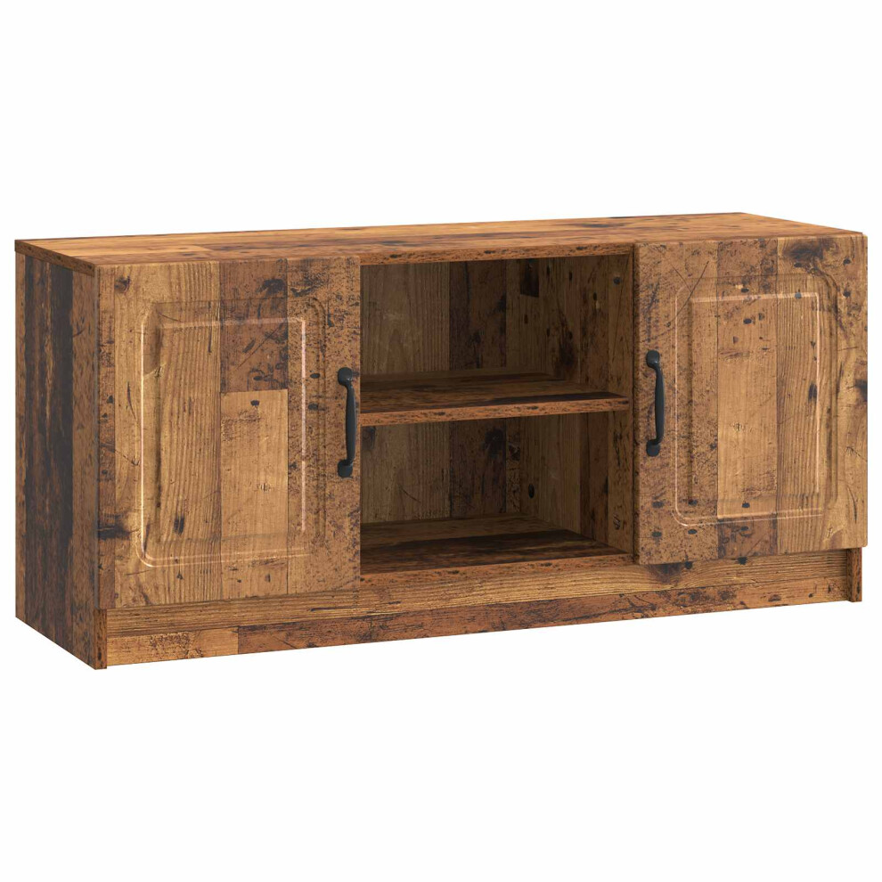 Vidaxl Tv Cabinet Old Wood 102 X 34.5 X 47 Cm Engineered Wood