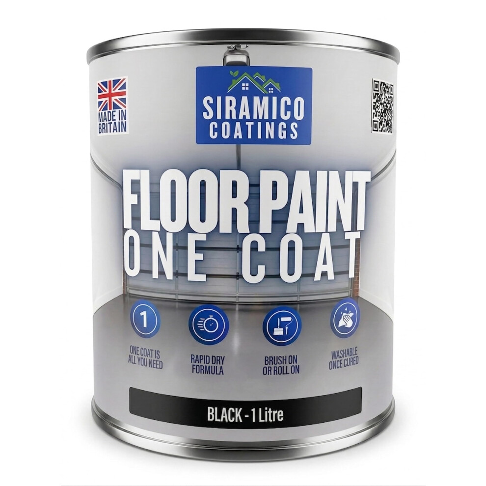 Siramico Coatings One Coat Anti-Slip Floor Paint - Black - Image 3