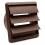 Kair Brown Ø100mm Gravity Wall Vent Grille with Backdraught Shutters 1
