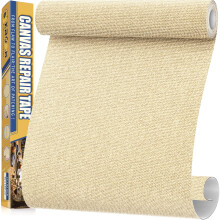 Xroam Canvas Repair Tape, 40 x 160 cm Waterproof Fabric Tape for Furniture, Self Adhesive Canvas Patches for Boat Covers, Sofas, Tents, Louge Chairs,