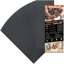 30 PCS Wet Dry Sandpaper 320 Grit Sheets for Polishing & Finishing